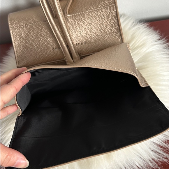 2/$15 Chantecaille Metallic Gold pouch Bag - Picture 4 of 4